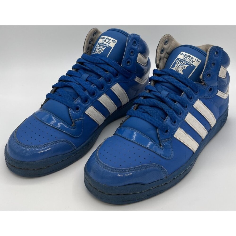 RARE Adidas Top Ten High Blue Originals Men’s Size 9.5 Shoe Sneaker G17746